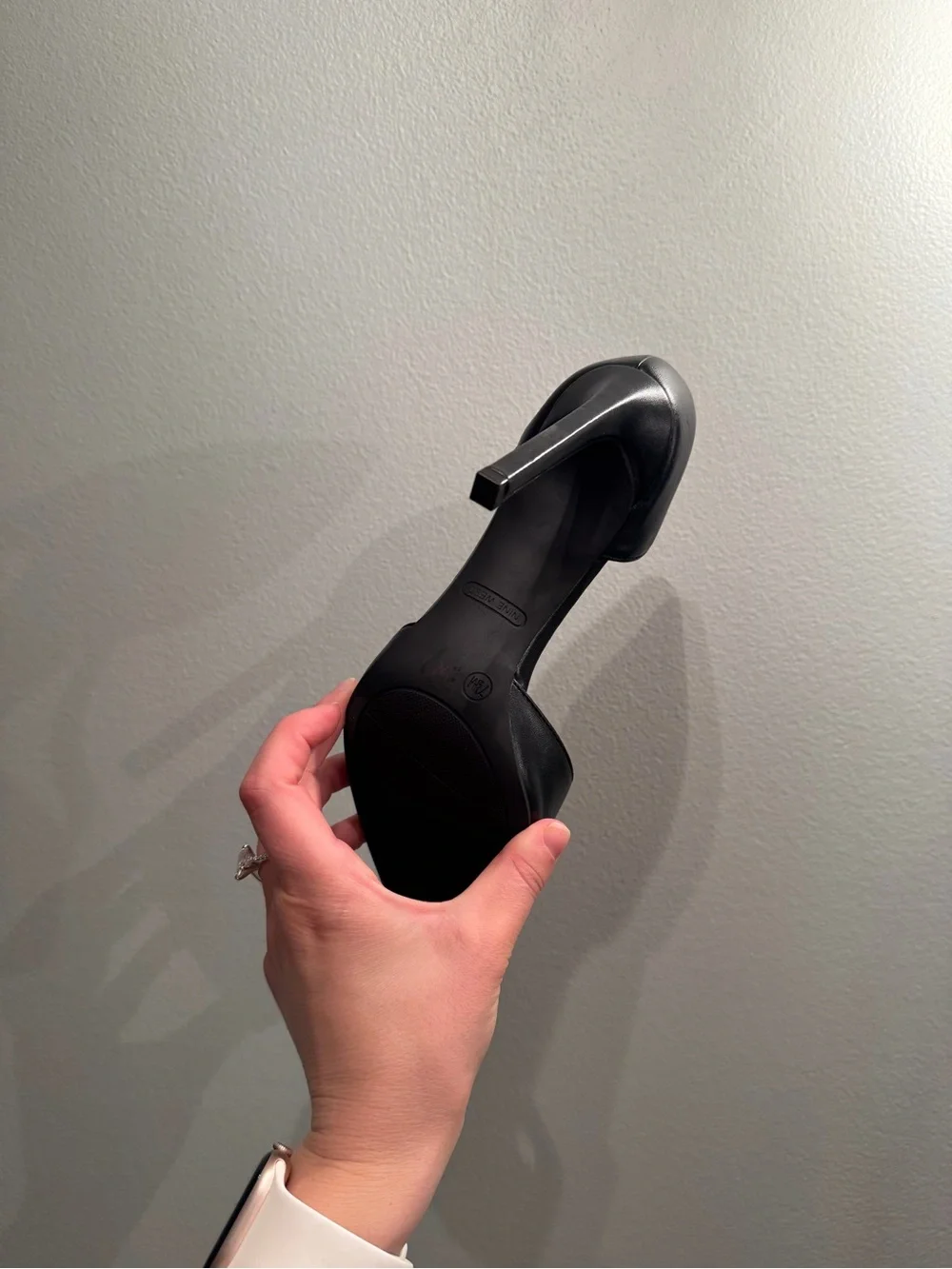 Nine West Black Pointed-Toe Strappy Stiletto Heels